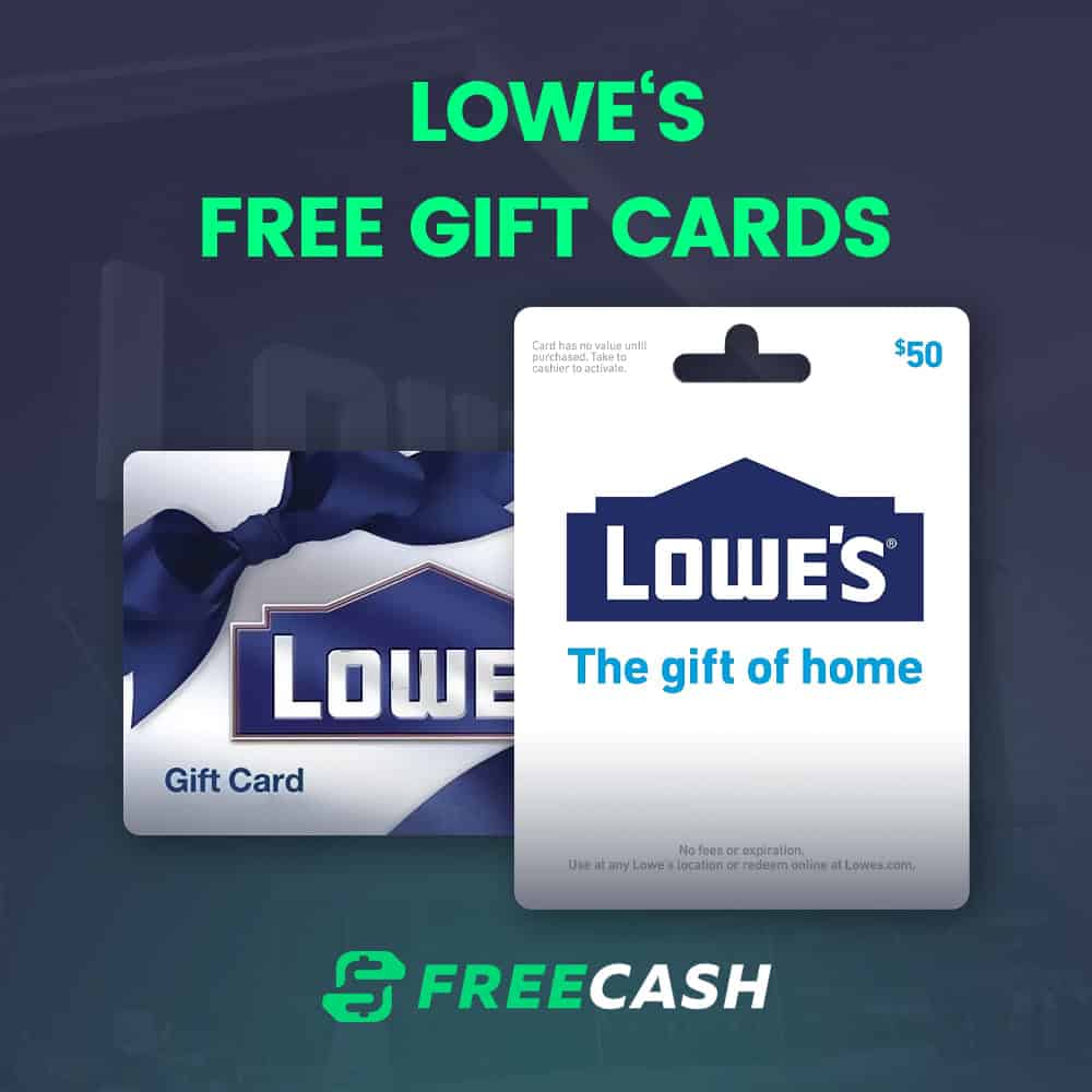 Score Free Home Improvement Supplies With These Tips on Lowe’s Gift Cards
