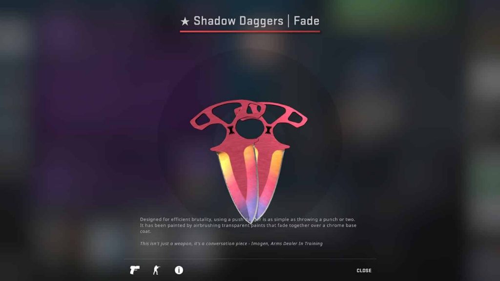 Shadow Daggers - Fade