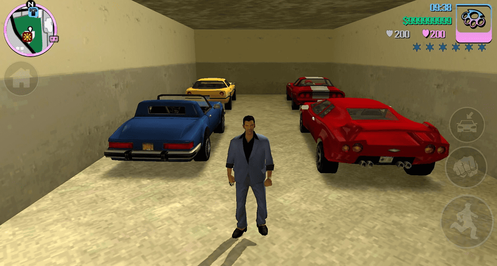 Vice City Cheats on a Mobile Device