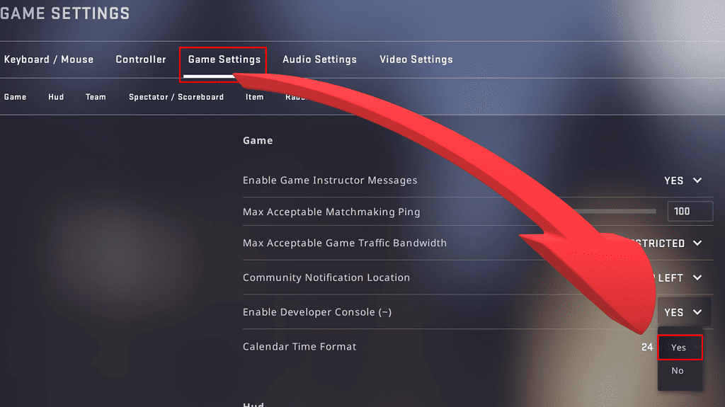 CSGO Cap FPS Developer Console