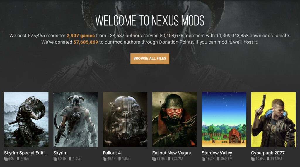 Nexus Mods Gaming