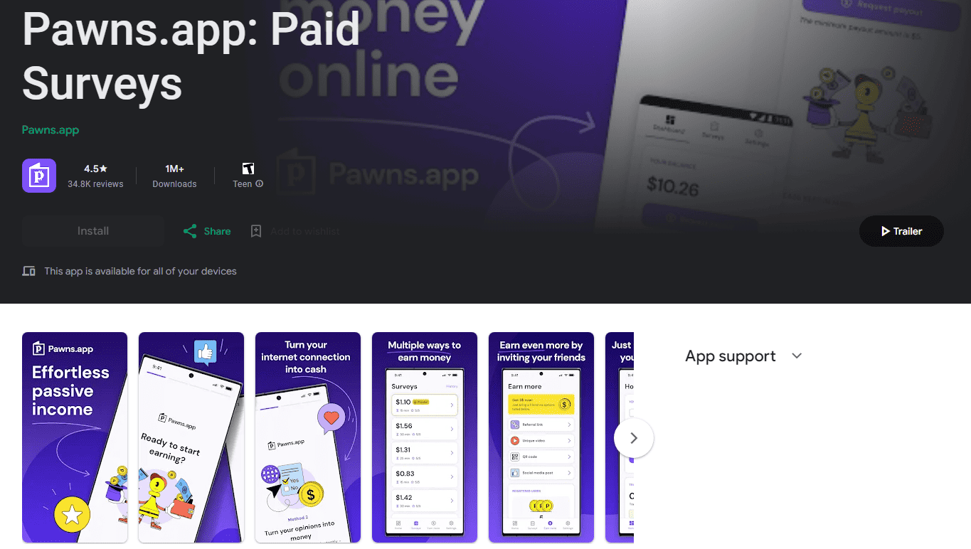 Pawns.app: Paid Surveys for Android - Free App Download